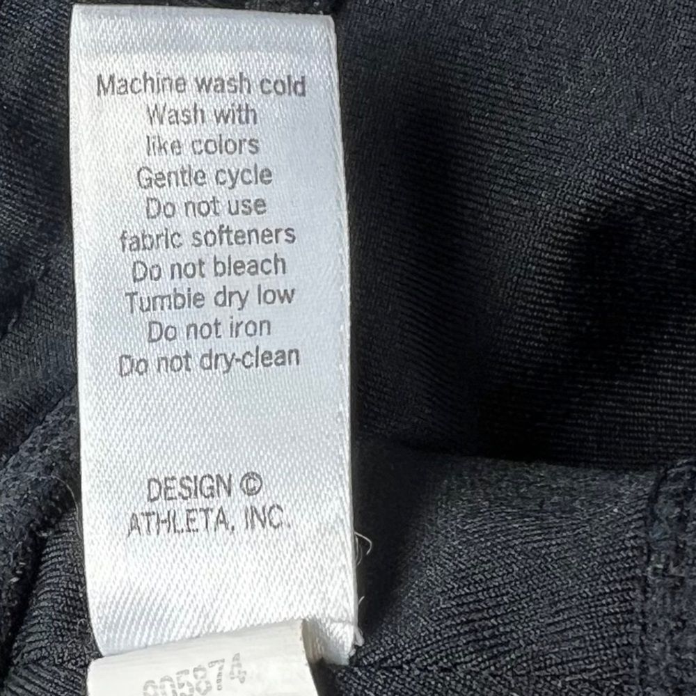 Athleta Runabout Yoga Athletic Stretch Pants XS Black Extra Small Women’s 905874 - Picture 11 of 12